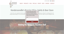 Desktop Screenshot of bluegrassbeverages.com